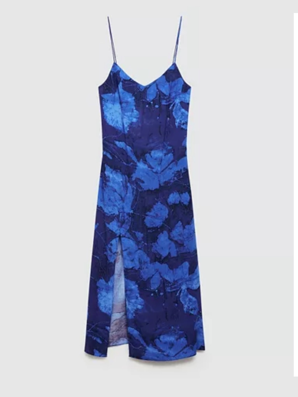 Mango Blue Printed Maxi Dress